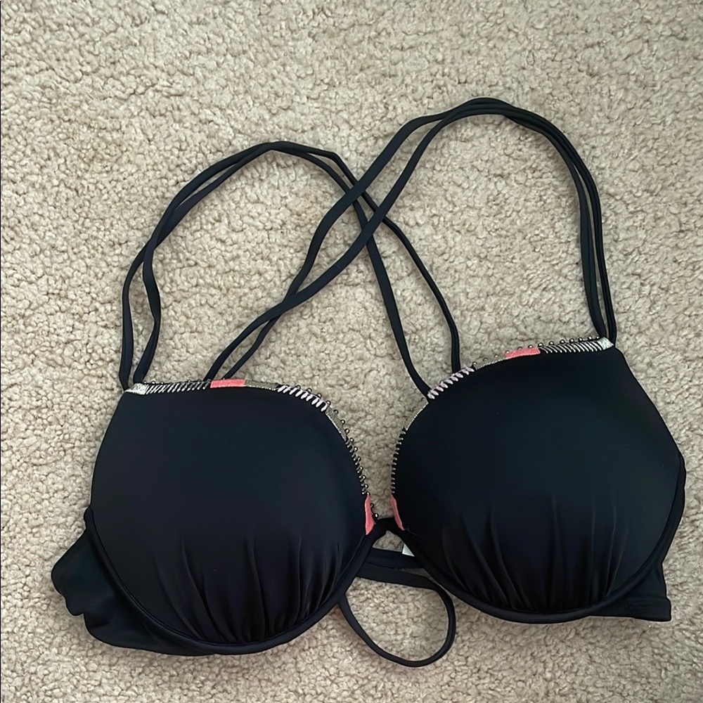 Victoria’s Secret Black Women's Bikini Top Size 36D